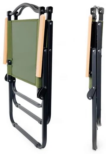 Sediada campeggio pieghevole verde