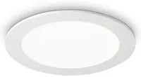 Faretto Da Incasso Moderno Groove Alluminio Bianco Led 10W 3000K D11,8Cm