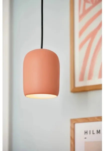 Nordlux - Lampadario a sospensione con filo NOTTI 1xE27/25W/230V arancione