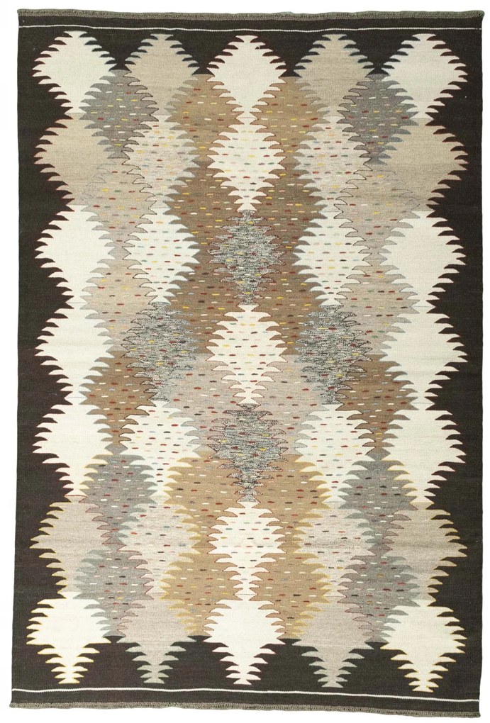 Kilim Tappeto persiano 210 x 310 Beige (Iran) Tessuto A Mano