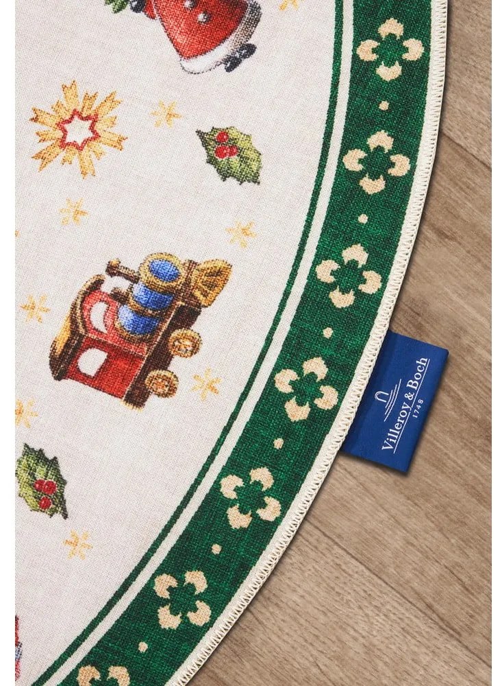 Tappeto rotondo verde con motivo natalizio ø 150 cm Green Christmas - Villeroy&amp;Boch