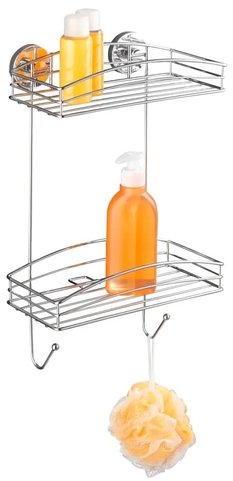 Scaffale autoportante a due piani, capacità di carico fino a 33 kg Vacuum-Loc - Wenko