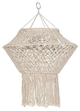Paralume in macramè naturale 90 cm