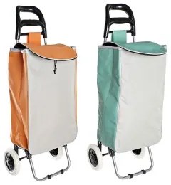 Carrello Home ESPRIT Verde Grigio Pesca 37 L 34 x 20 x 96 cm (2 Unità)