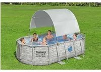 Bestway Tettoia per Piscina Fuori Terra Biancocod mxl 79532