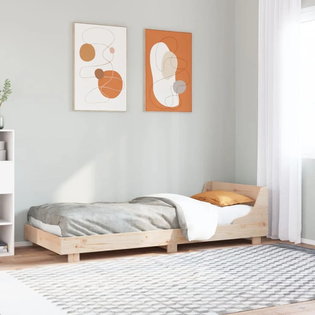 Letto senza materasso 90x190 cm in legno massello di pino