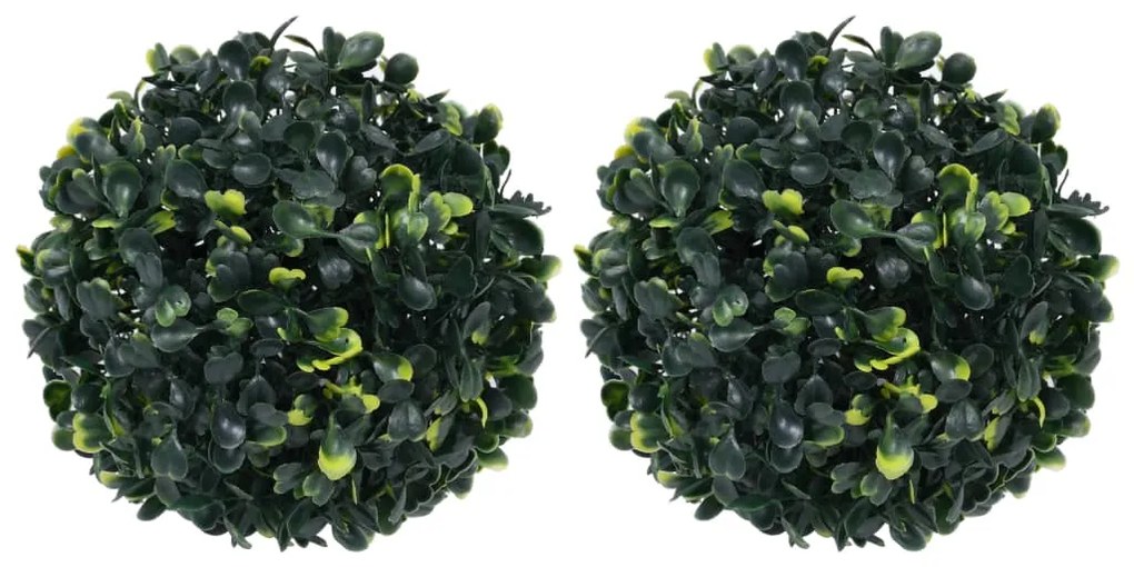 Sfere Di Bosso Artificiale 2 Pz 22 Cm /