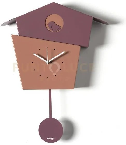 Orologio da parete picchiarello viola ametista ,mocha mousse ,viola...