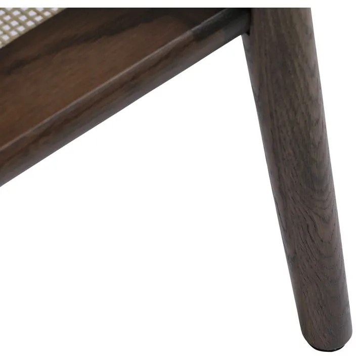 Tavolino marrone con piano in rovere 60x120 cm Barrali - Unique Furniture