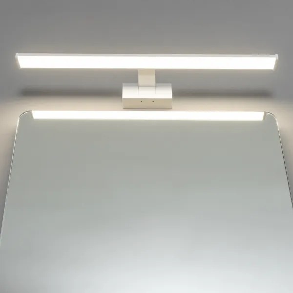 Brilagi - Specchio da bagno con luce LED VESTRA, 12 W/230 V, 60 cm, IP44, bianco