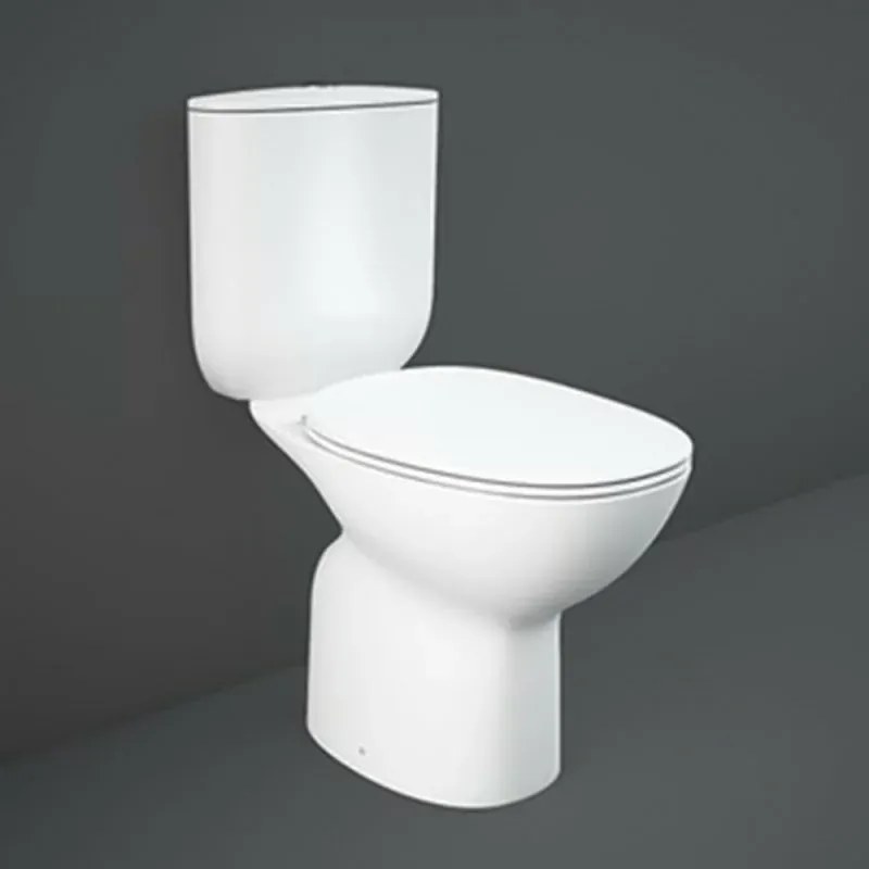 Sanitari tradizionali monoblocco Rimless Morning con scarico a terra