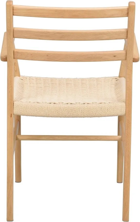 Sedie da pranzo in colore naturale Harlan - Rowico