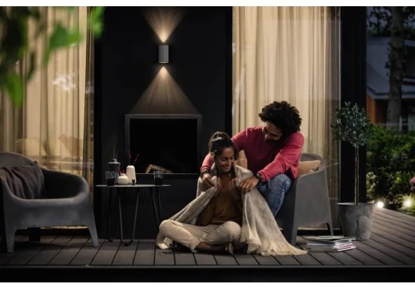 Philips 17357/47/P0 - Applique a LED da esterno BUXUS 2xLED/4,5W IP44