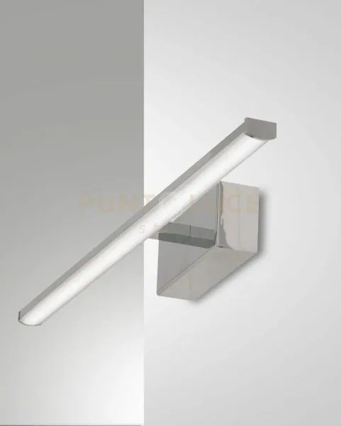 Nala applique cromo l. 50cm a led 3000k - 10w - 1200 lm ip44