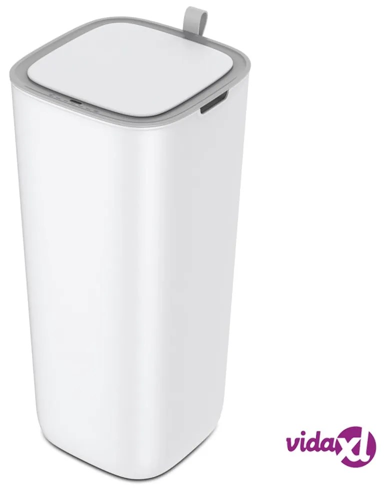EKO Pattumiera con Sensore Smart Morandi 30 L Bianca
