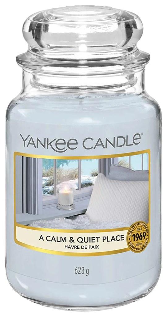 A Calm & Quiet Place candela in giara grande Yankee Candle