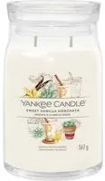 Sweet Vanilla Horchata, candela giara grande Yankee Candle