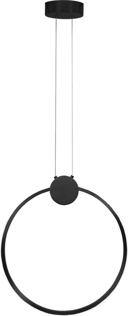 Lampada da soffitto LED APP1395-CP BLACK 40cm