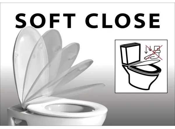 Sapho - Sedile WC ADINA SoftClose bianco