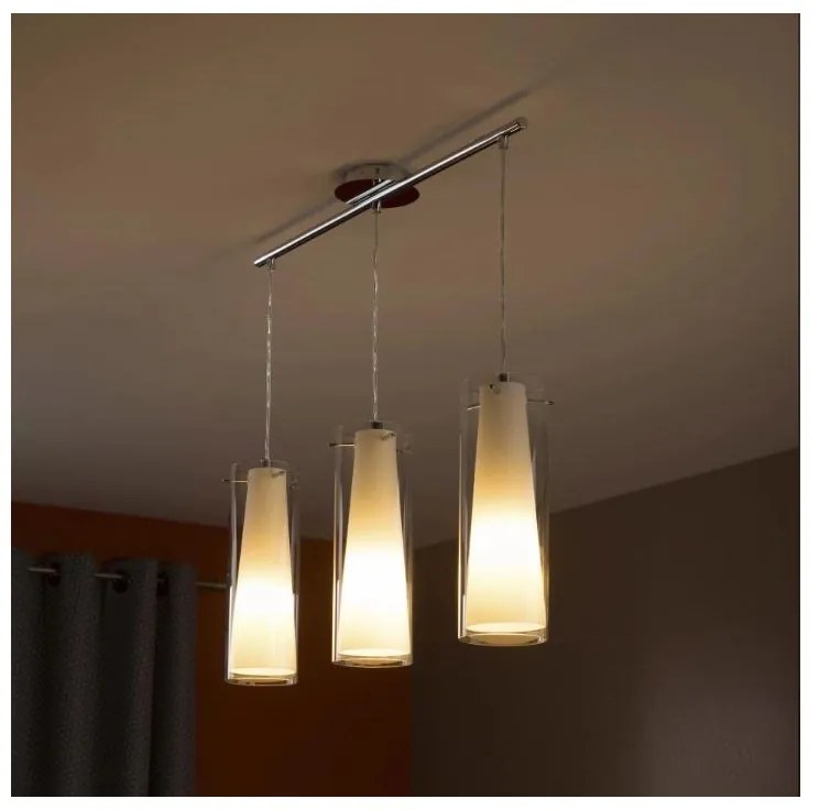 Lampadario Neoclassico Pinto bianco 3x E27 EGLO