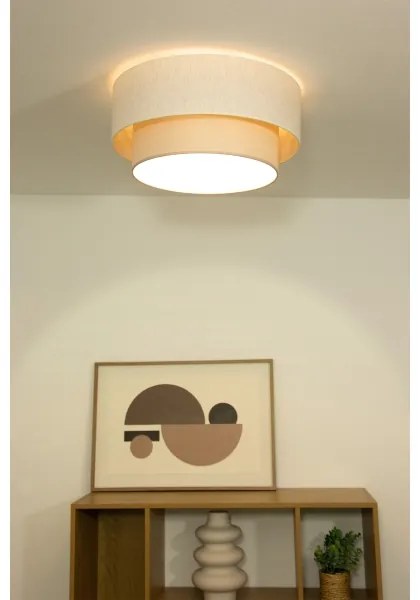 Lampada da soffitto NATIA 1xE27/60W/230V crema