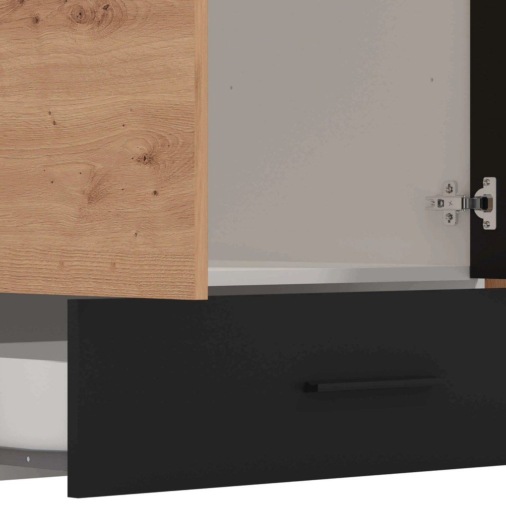 CADDIE - armadio tre ante moderno minimal in legno