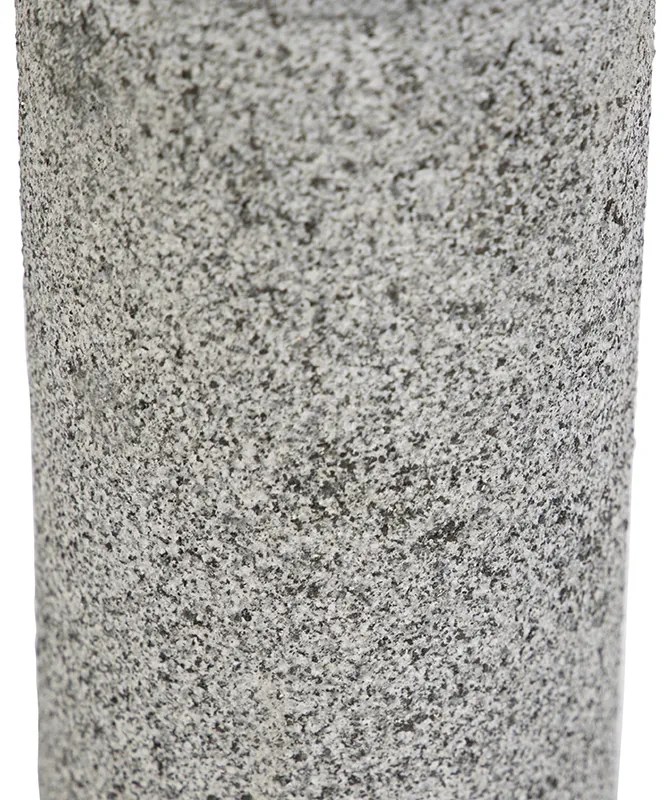 Lampioncino moderna esterno granito 40 cm - HAPPY