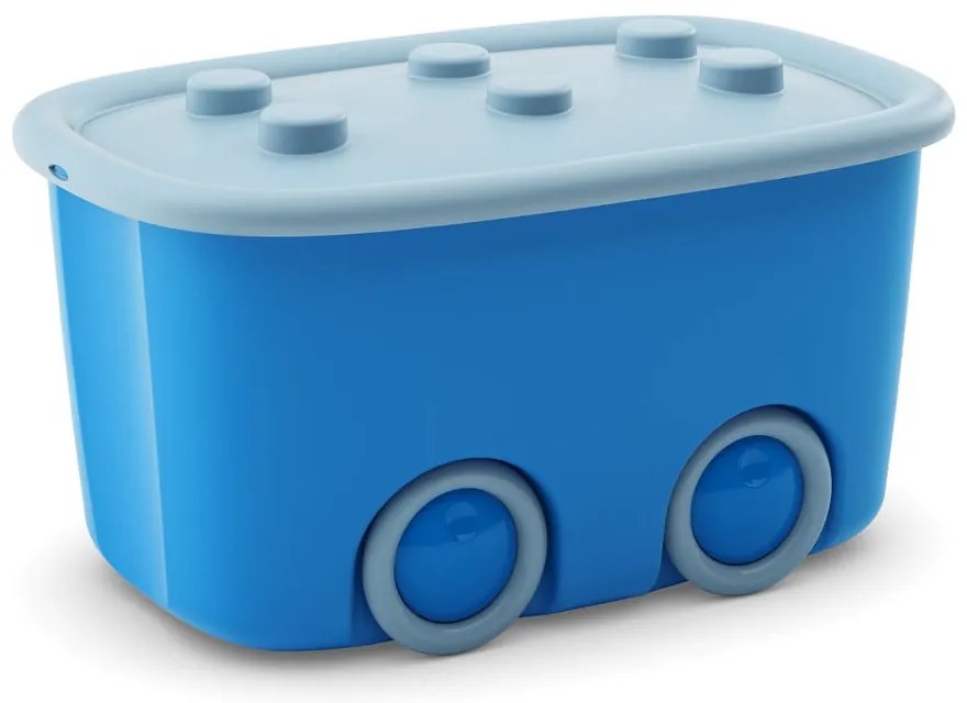 Scatola per bambini azzurra in plastica 58x39x32 cm Funny Box – KIS