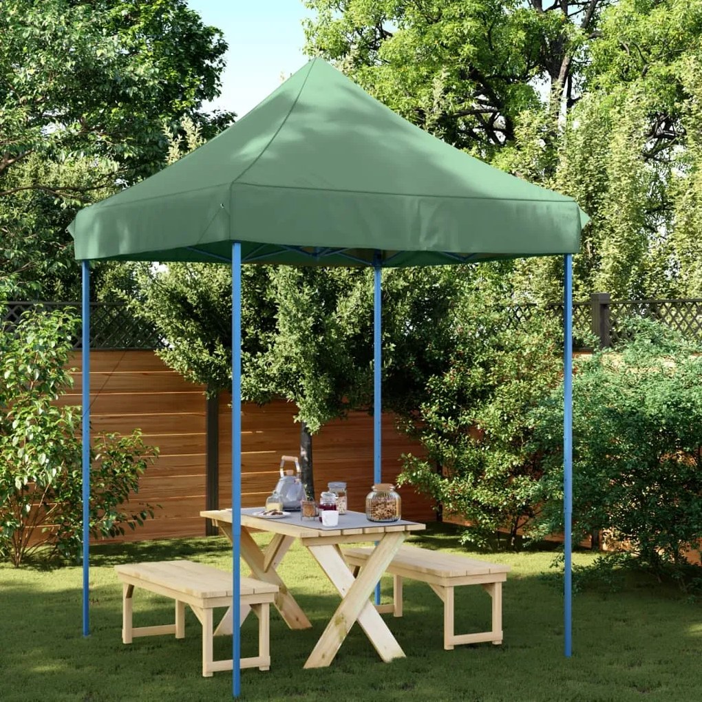 Tenda Da Festa Pieghevole Pop-up Verde 200x200x306 Cm /