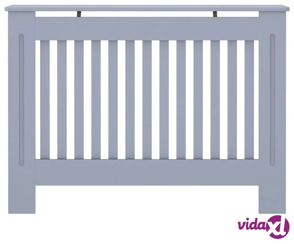vidaXL Copertura per Radiatore Antracite 112x19x81,5 cm in MDF