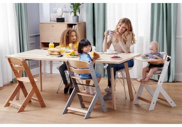 KINDERKRAFT - Sedia da pranzo per bambini ENOCK bianco