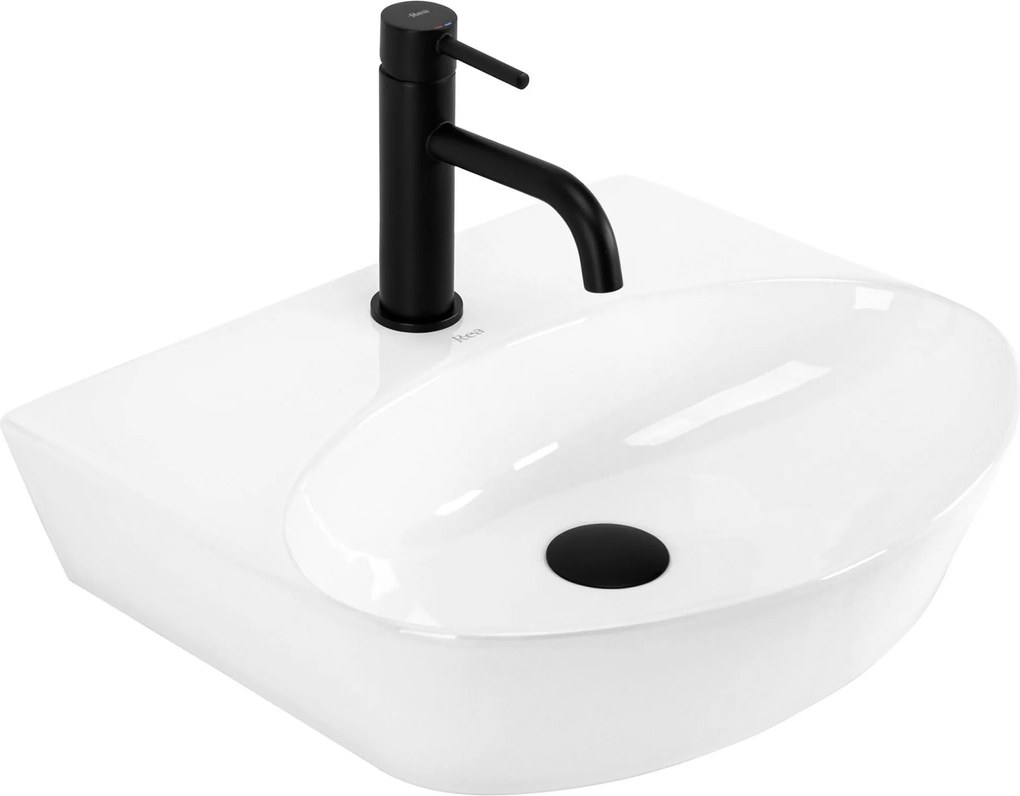 Lavabo da appoggio in ceramica REA Kim 46