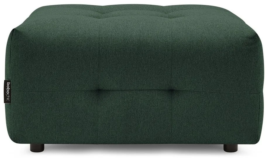 Pouf verde scuro Kleber - Bobochic Paris