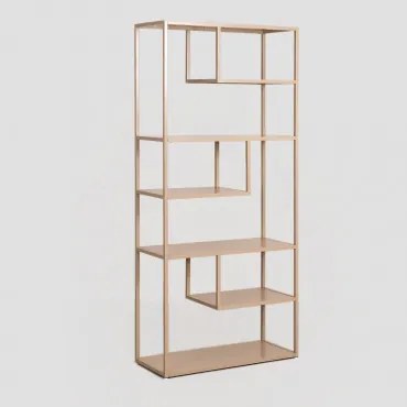 Libreria Thura in acciaio Marrone Grano - Sklum