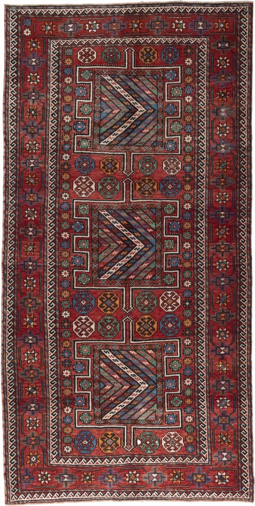 Turkmen Tappeto persiano 160x310 Rosso (Iran) Annodato A Mano