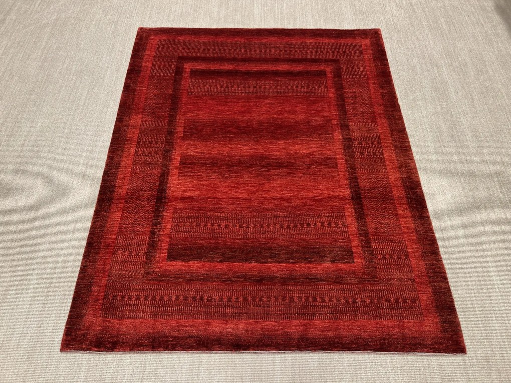 Loribaft Tappeto 200 x 260 Rosso (Iran) Annodato A Mano