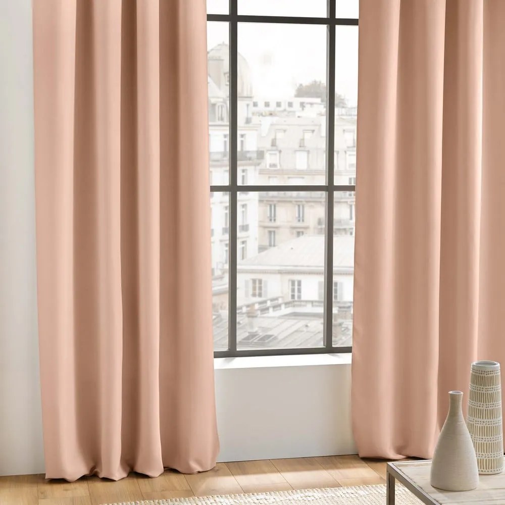 Tenda oscurante rosa 135x240 cm Occult - douceur d'intérieur
