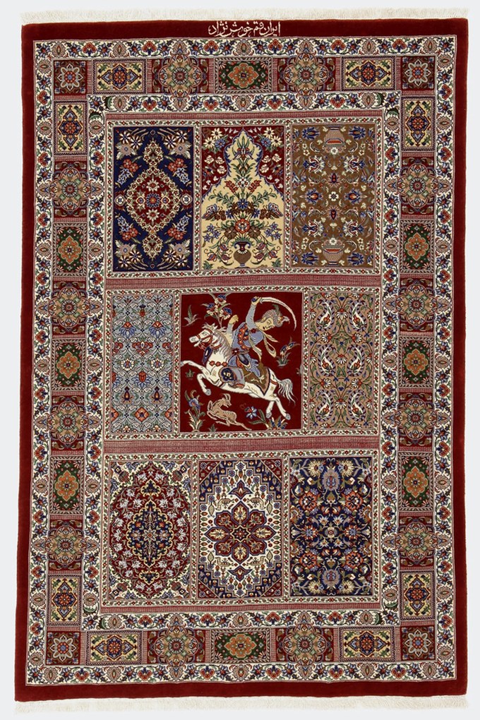 Ghom Tappeto persiano 150 x 100 (Iran) Annodato A Mano