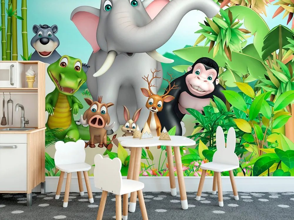 Carta da parati autoadesiva – Animali carini