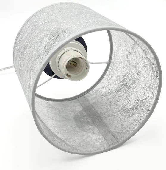 Lampada a sospensione con cavo ROSA 1xE27/60W/230V nero/grigio