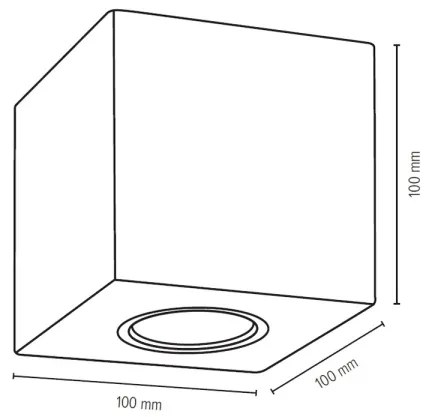 Spot-Light 2076174 - Plafoniera WOODDREAM 1xGU10/6W/230V