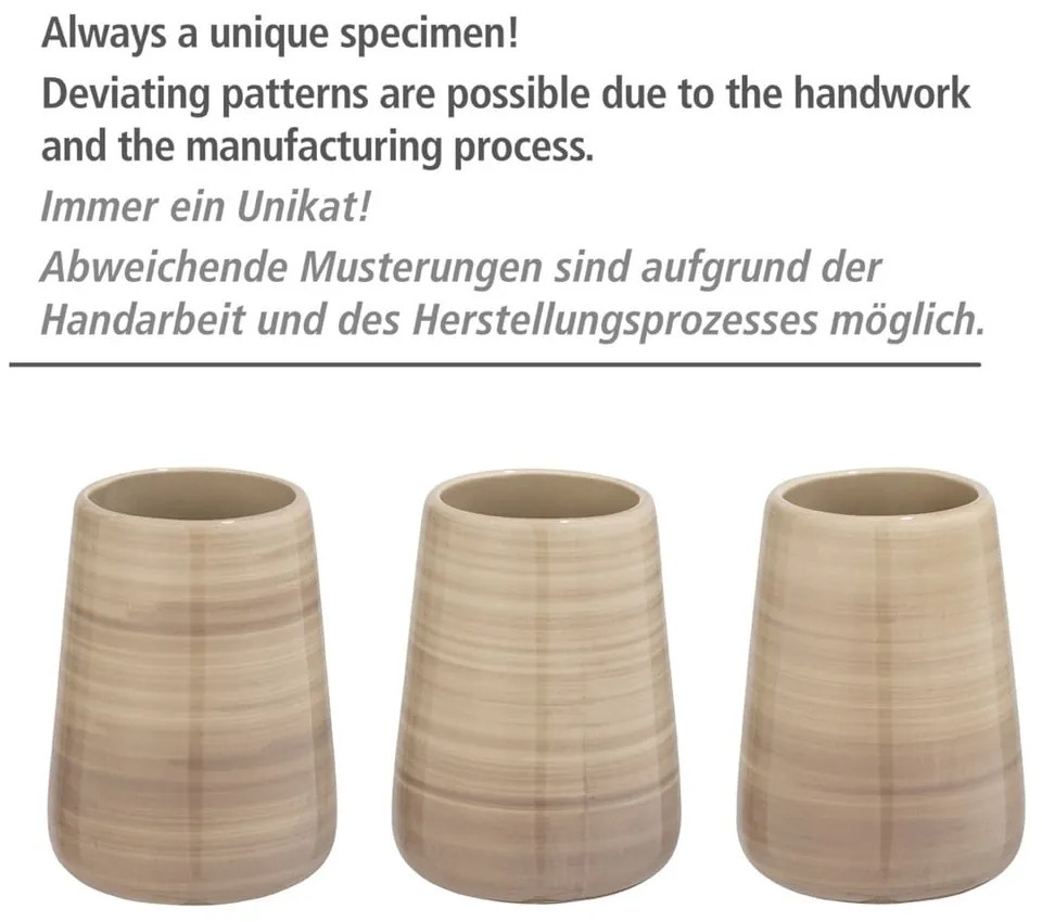 Scopino WC marrone chiaro in ceramica Pottery – Wenko