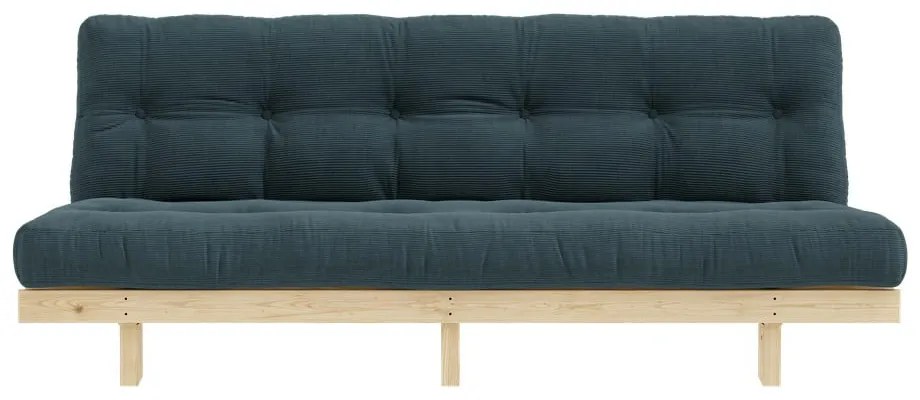 Divano in velluto a coste blu 200 cm Lean - Karup Design