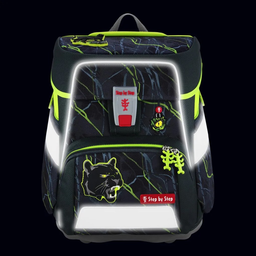 Zaino scuola SPACE - set 5 pezzi, Step by Step Danger Cat Chiko