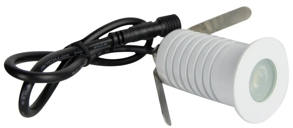 Faretto Segnapasso LED 3W IP67 Bianco - Professional Colore Bianco Caldo 2.700K