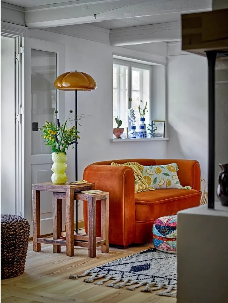 Set di tavolini in legno riciclato 2 pz 40x36 cm Galen – Bloomingville