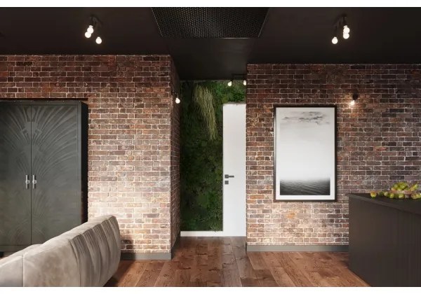 Sollux SL.1120 - Lampada da parete FORNES 1xE27/60W/230V nero