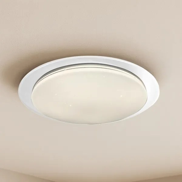 LED dimmerabile plafoniera SONIC LED/24W/230V 3000-6000K Ø 40 cm bianco + telecomando