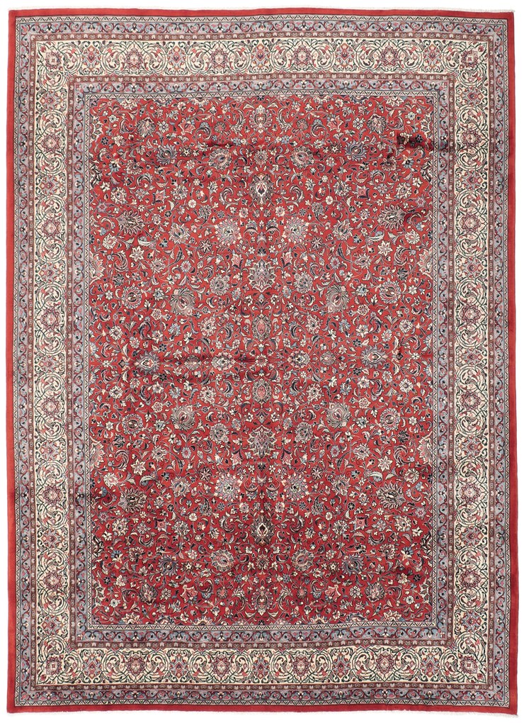 Sarouk Tappeto 410x300 (Iran) Annodato A Mano