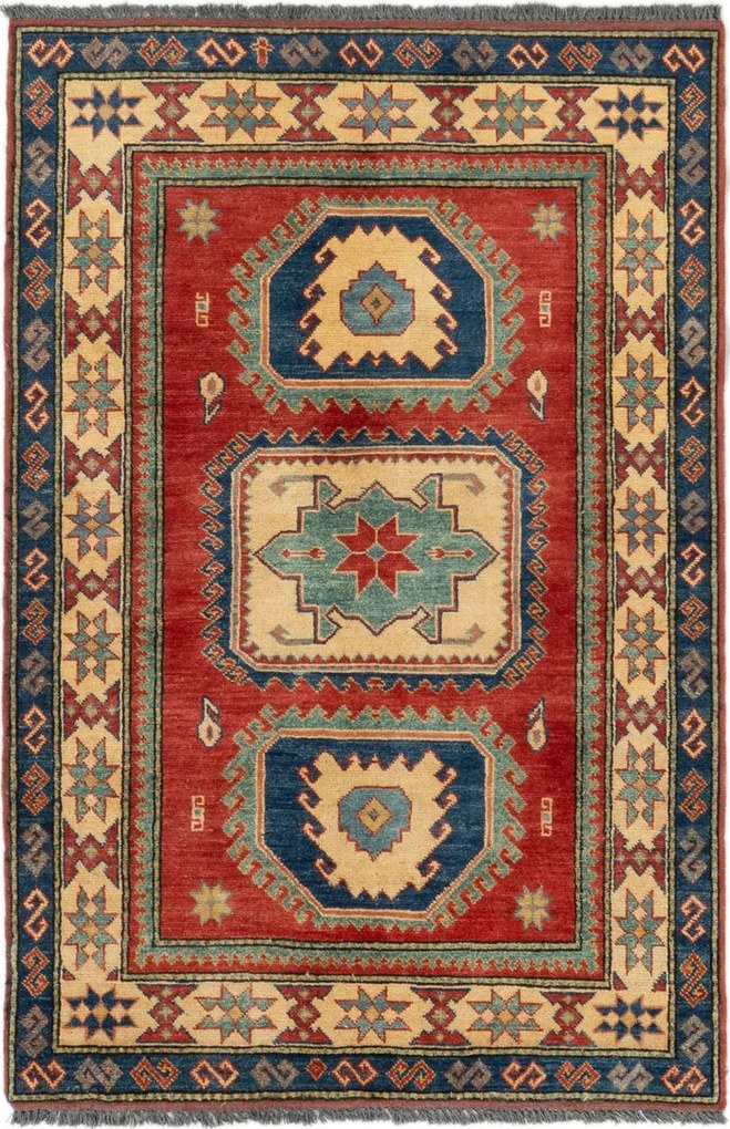 Kazak Tappeto 100 x 160 (Afghanistan) Annodato A Mano